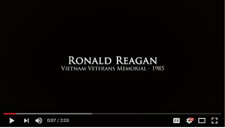 R. Reagan speach